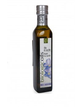 Льняное масло BiologicOils экологически чистое ORGANIC (Bio) нерафинированное 250 мл Италия